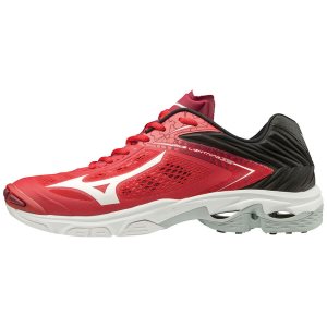 Mizuno Wave Lightning Z5 Mens Volleyball Shoes Canada - Red/Black